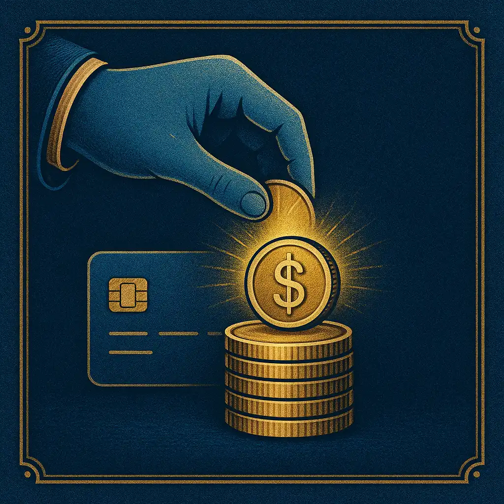 Player depositing funds with a card at TweedBet